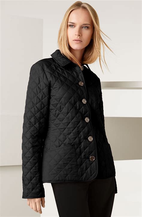 burberry brit russell quilted jacket|Burberry quilted jacket sale women.